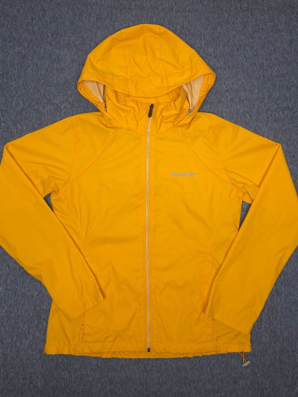 Columbia Switchback III Yellow Waterproof Rain Jacket Womens M